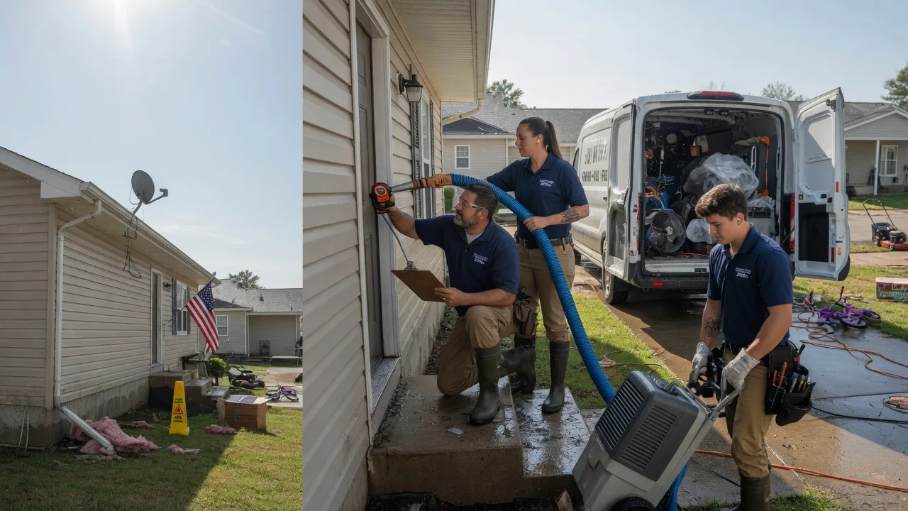 Ceiling Water Damage Restoration in Roebling, NJ near me